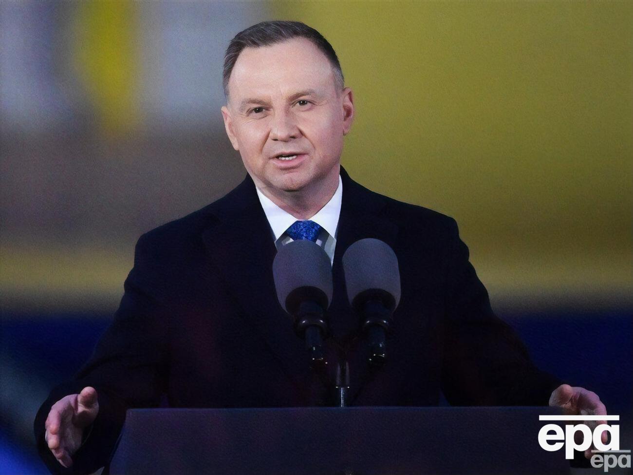 Дуда: Тільки Україна має право вирішувати, на яких підставах проводити мирні переговори