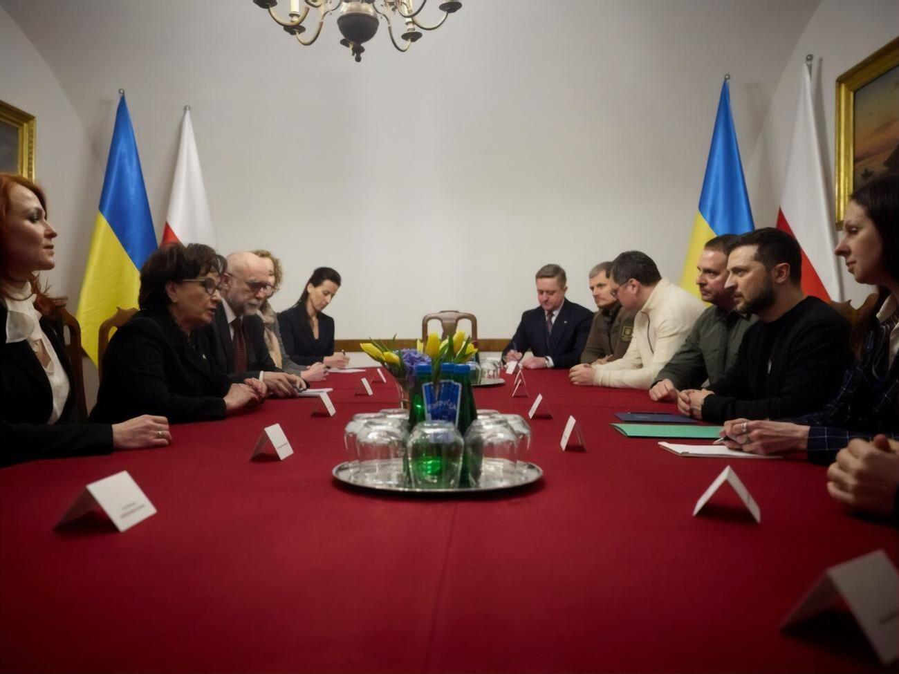 Зеленський подякував керівникам польського парламенту за підтримку України