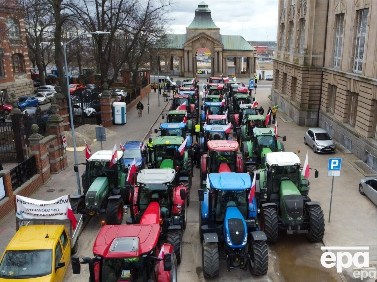 Напередодні в Польщі відбулися протести фермерів
