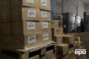 На складах хранились продукты, оборудование для пожарных и медиков из Польши, Великобритании, Азербайджана и других стран