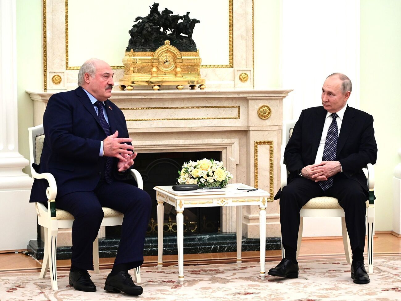 Лукашенко встретился с Путиным в Москве