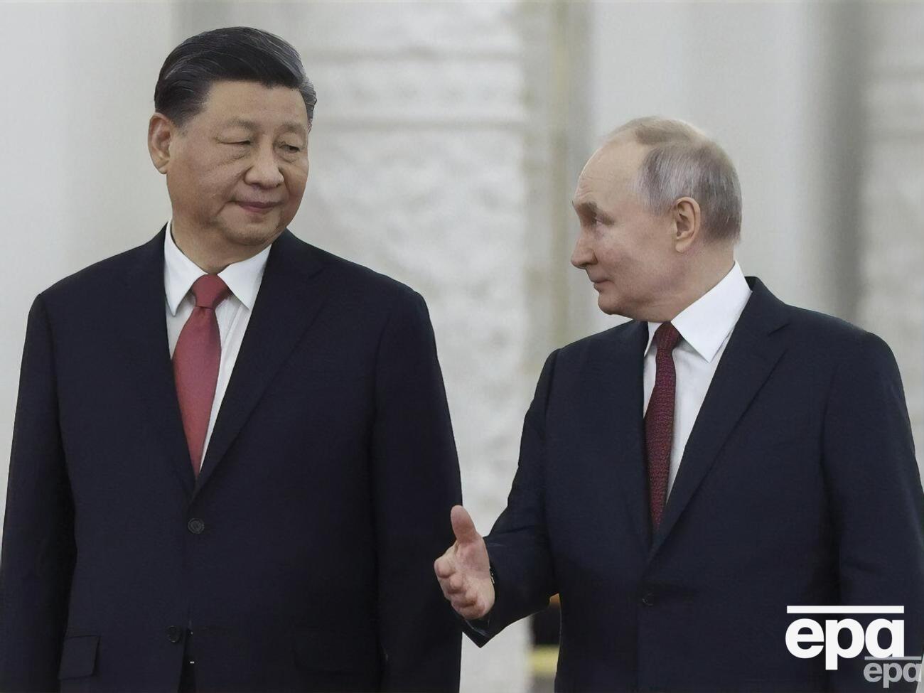 Си Цзиньпин и Путин встречались в Москве в марте. По данным Соловья, президент России "фактически шантажировал" своего китайского коллегу