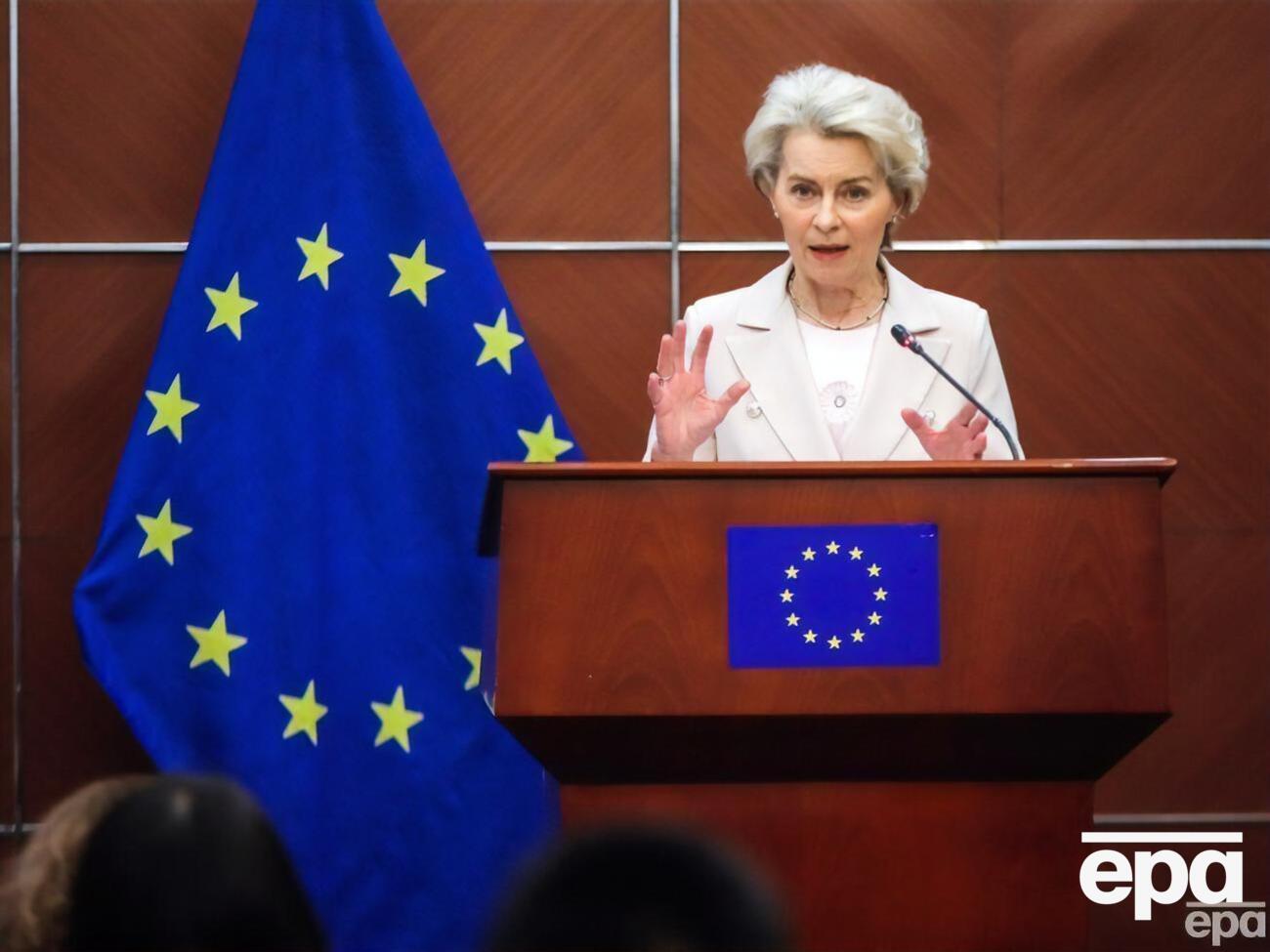 Глава Єврокомісії: Стабільність у Тайванській протоці має першорядне значення