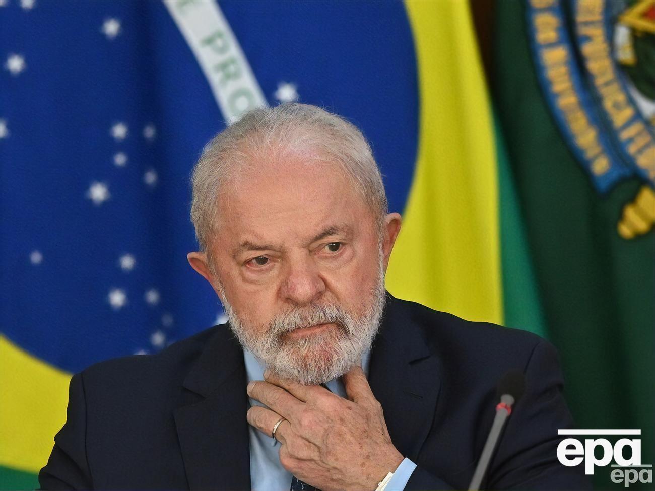Лула да Силва заявил, что Россия не может оставаться на оккупированной территории Украины