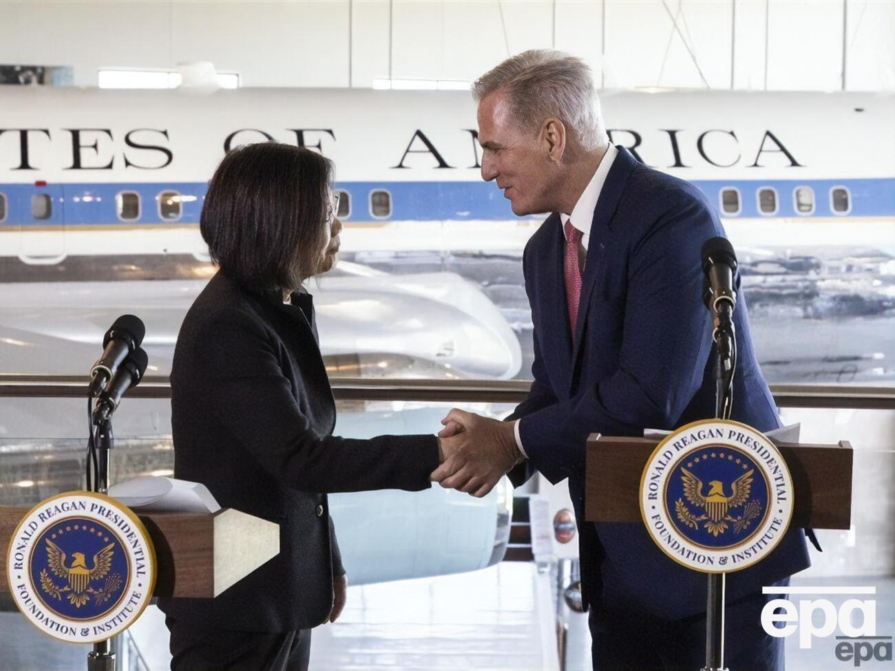 Президент Тайваня поблагодарила членов парламента США за поддержку