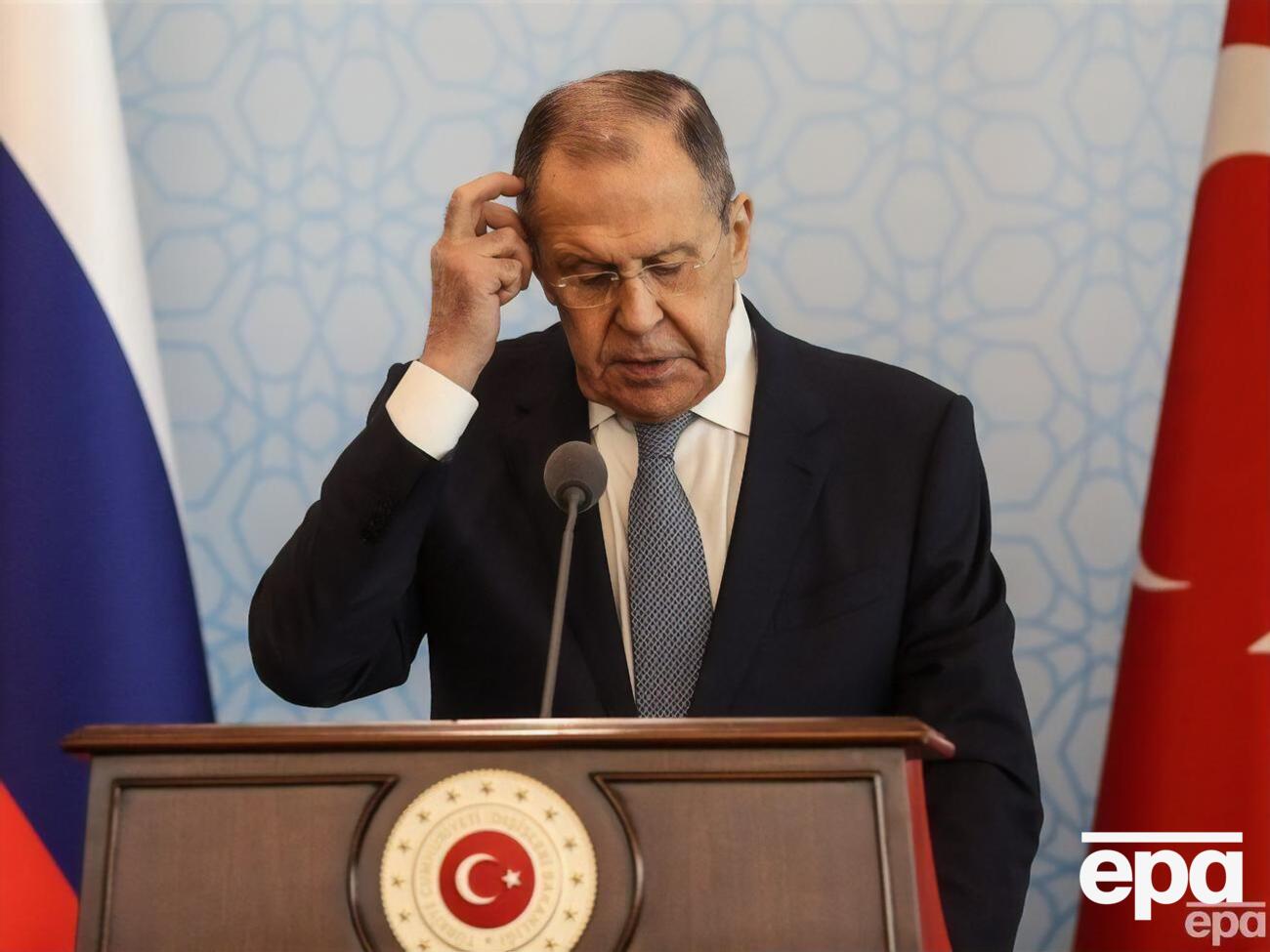 Якщо не буде знято перепон на шляху експорту російських добрив і зерна, РФ думатиме, чи треба їй "зернова угода", зазначив Лавров