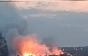 В Воронеже – взрыв и пожар