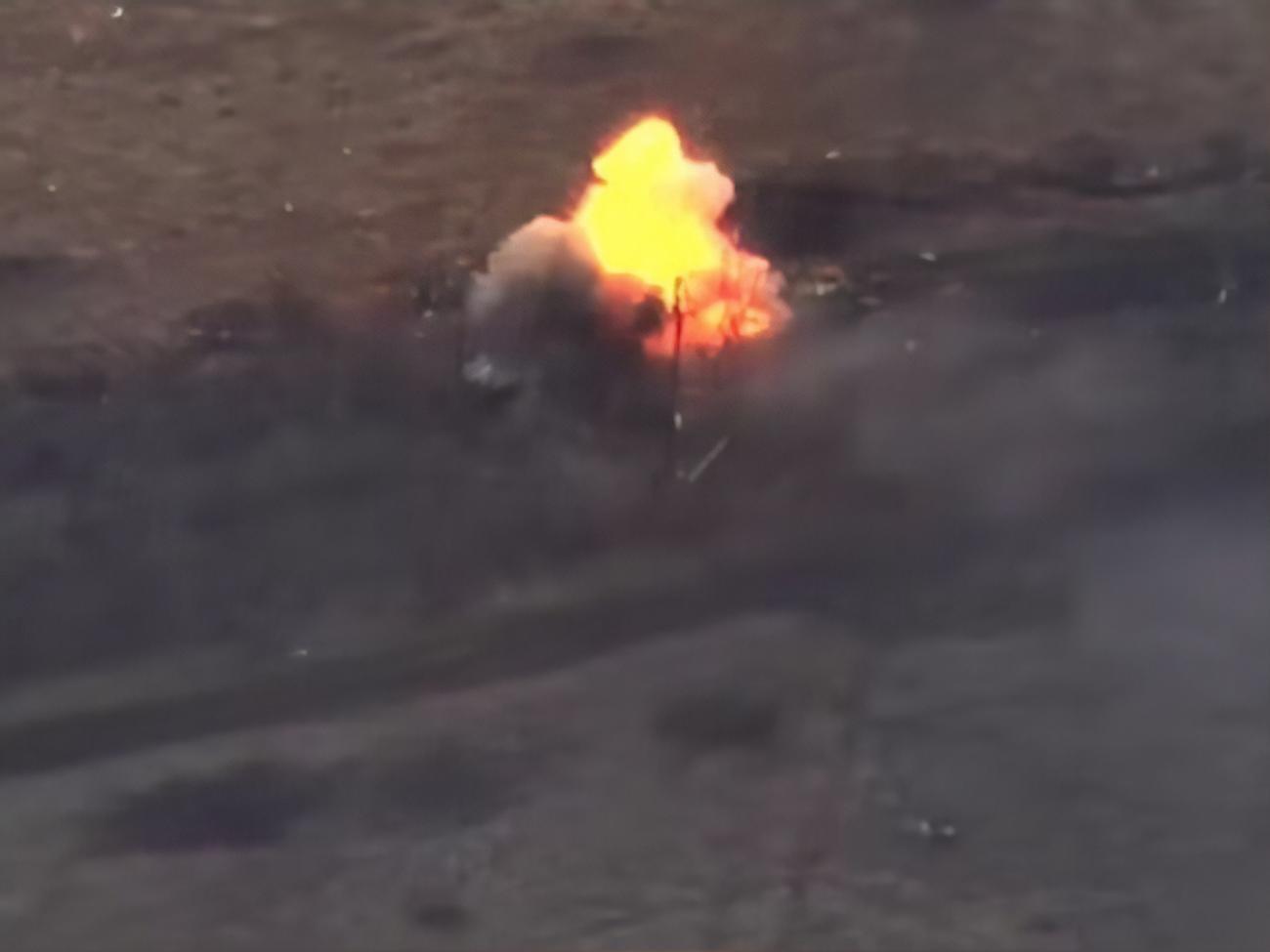 БМП підвозила росіянам боєприпаси