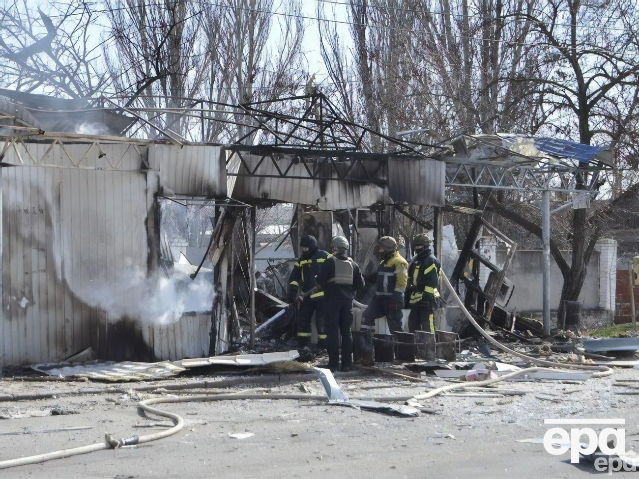Херсон захватчики обстреляли восемь раз
