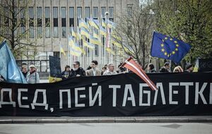 Учасники акції обурені тим, що РФ використовує їх для власної політичної мети