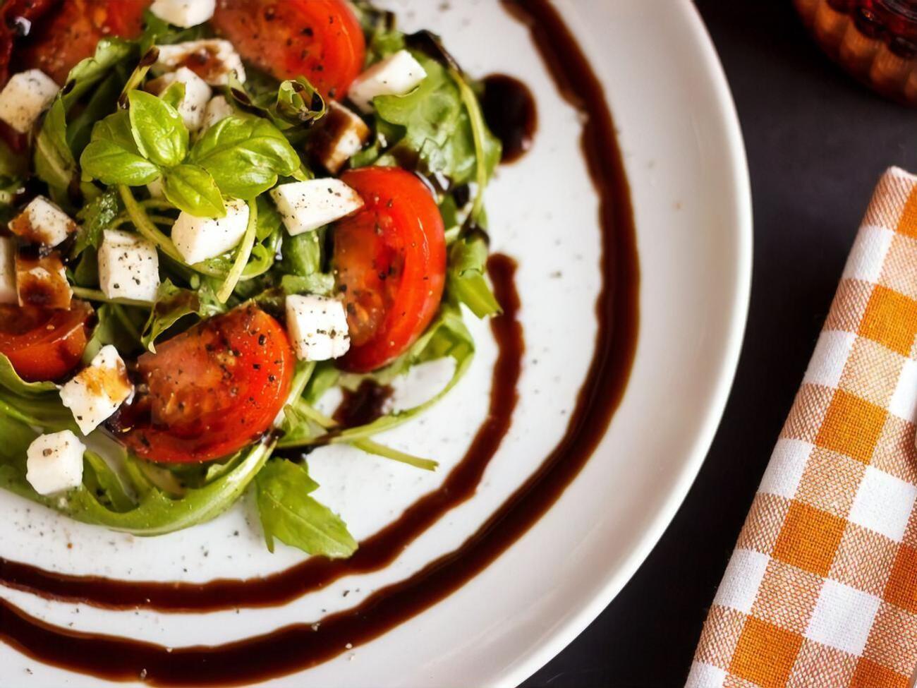 Заправка для салата готовится на основе соевого соуса