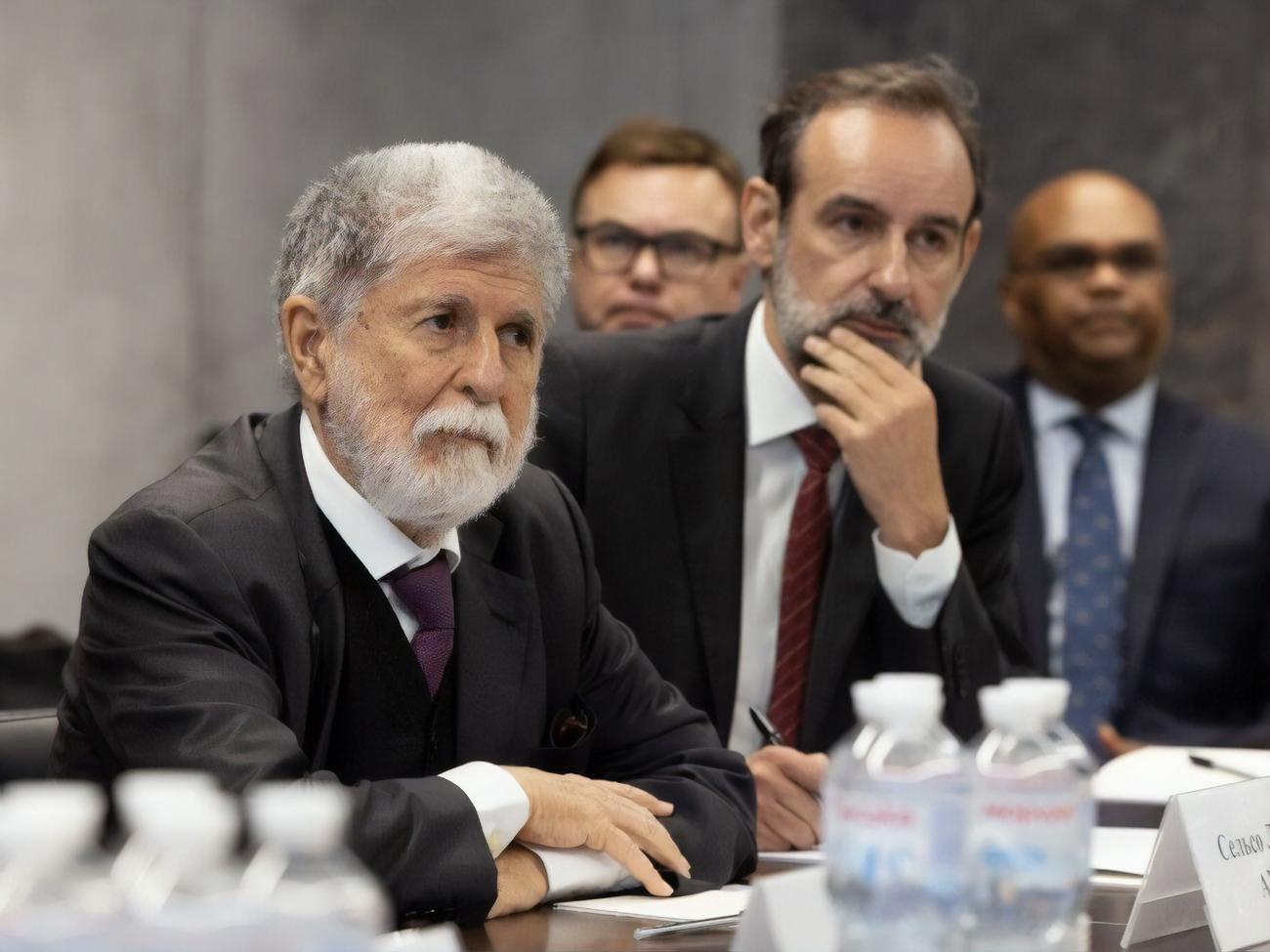 Зеленский "хорошо понял", что президент Бразилии работает над достижением мира в Украине, отметил по итогам встречи Аморим (на фото)