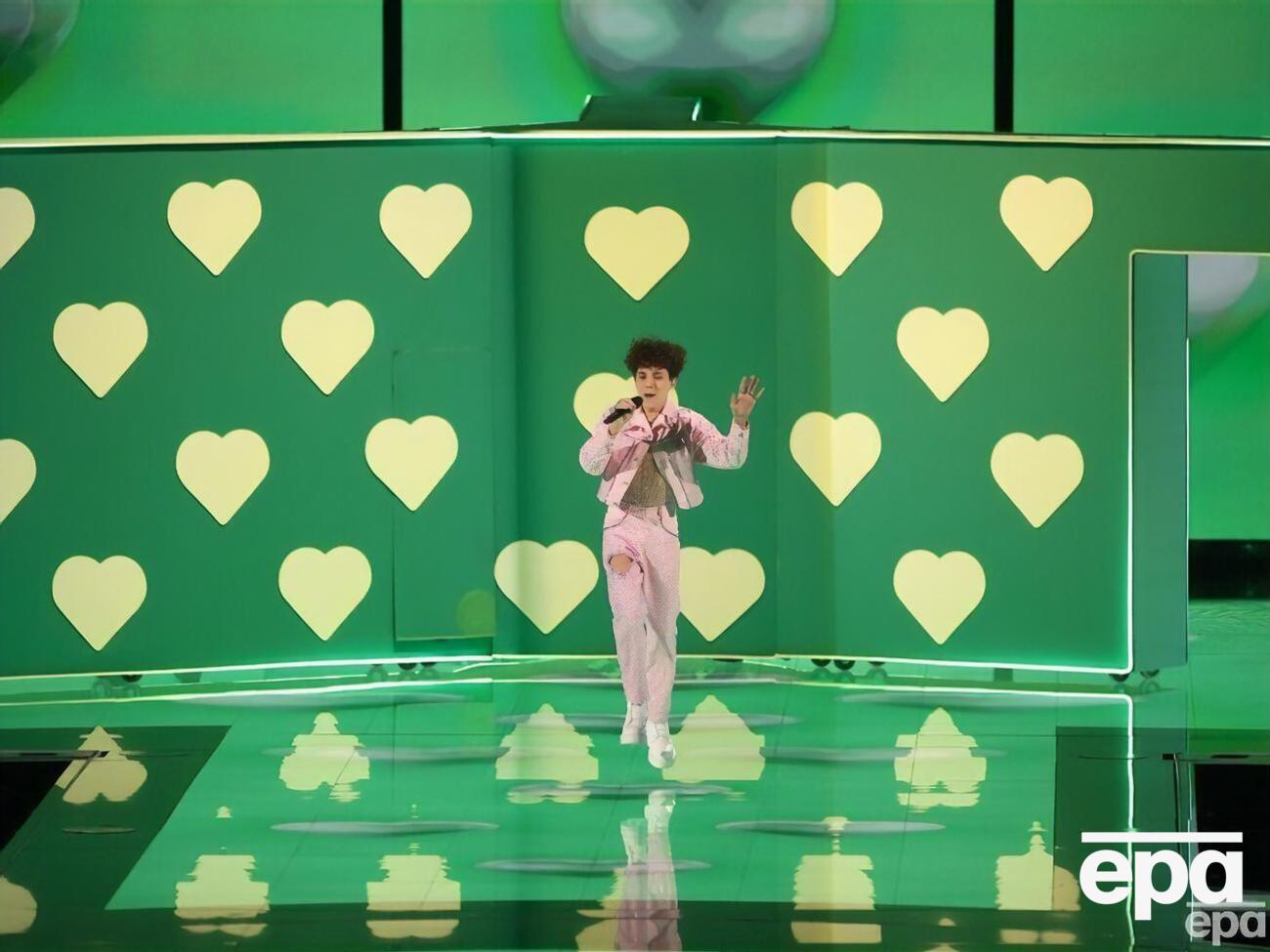 Представитель Дании выступил во втором полуфинале