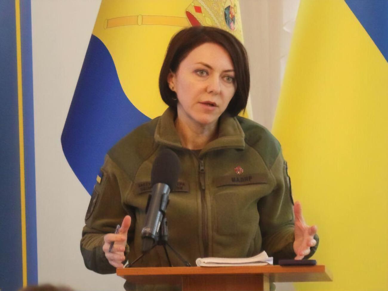 Маляр підтвердила інформацію про успіхи ЗСУ в Бахмуті