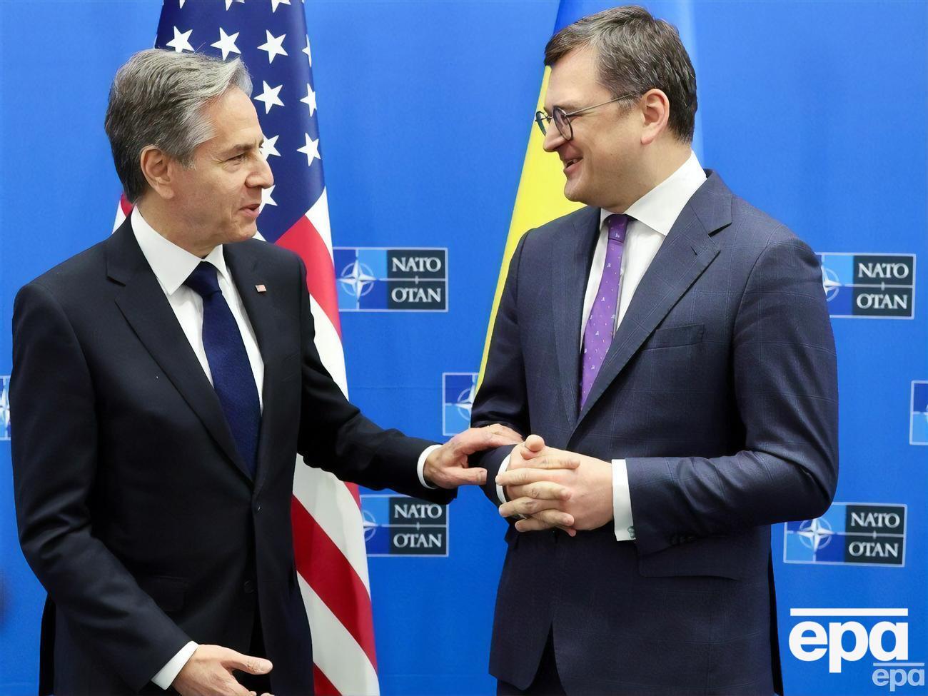 США будут поддерживать Украину&nbsp;столько, сколько потребуется, заявил Блинкен Кулебе