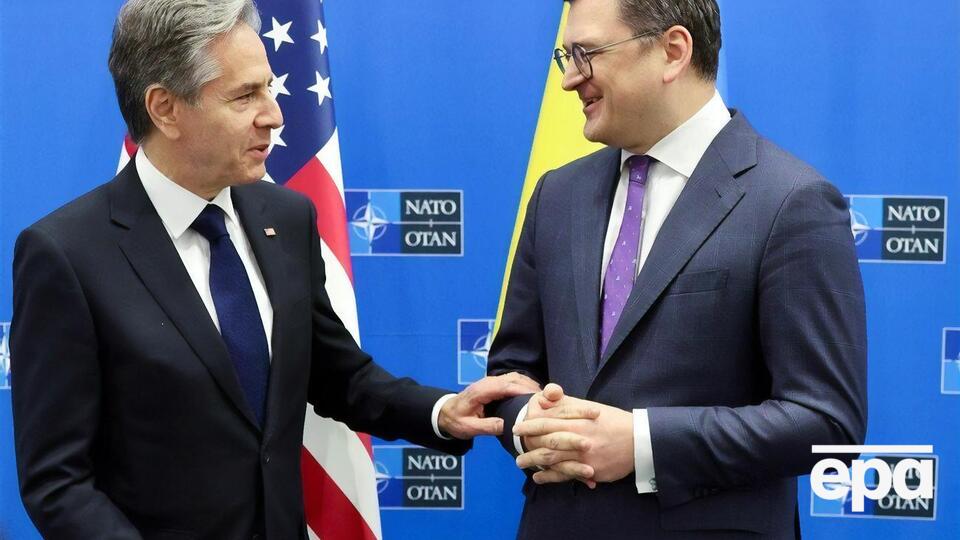 США підтримуватимуть Україну стільки, скільки потрібно, заявив Блінкен Кулебі