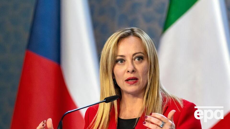 Мелоні: До миру ми дійдемо лише тоді, коли Росія припинить вести воєнні дії