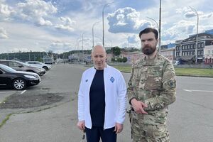 Гордон и Самойленко записали интервью во время прогулки по Киеву