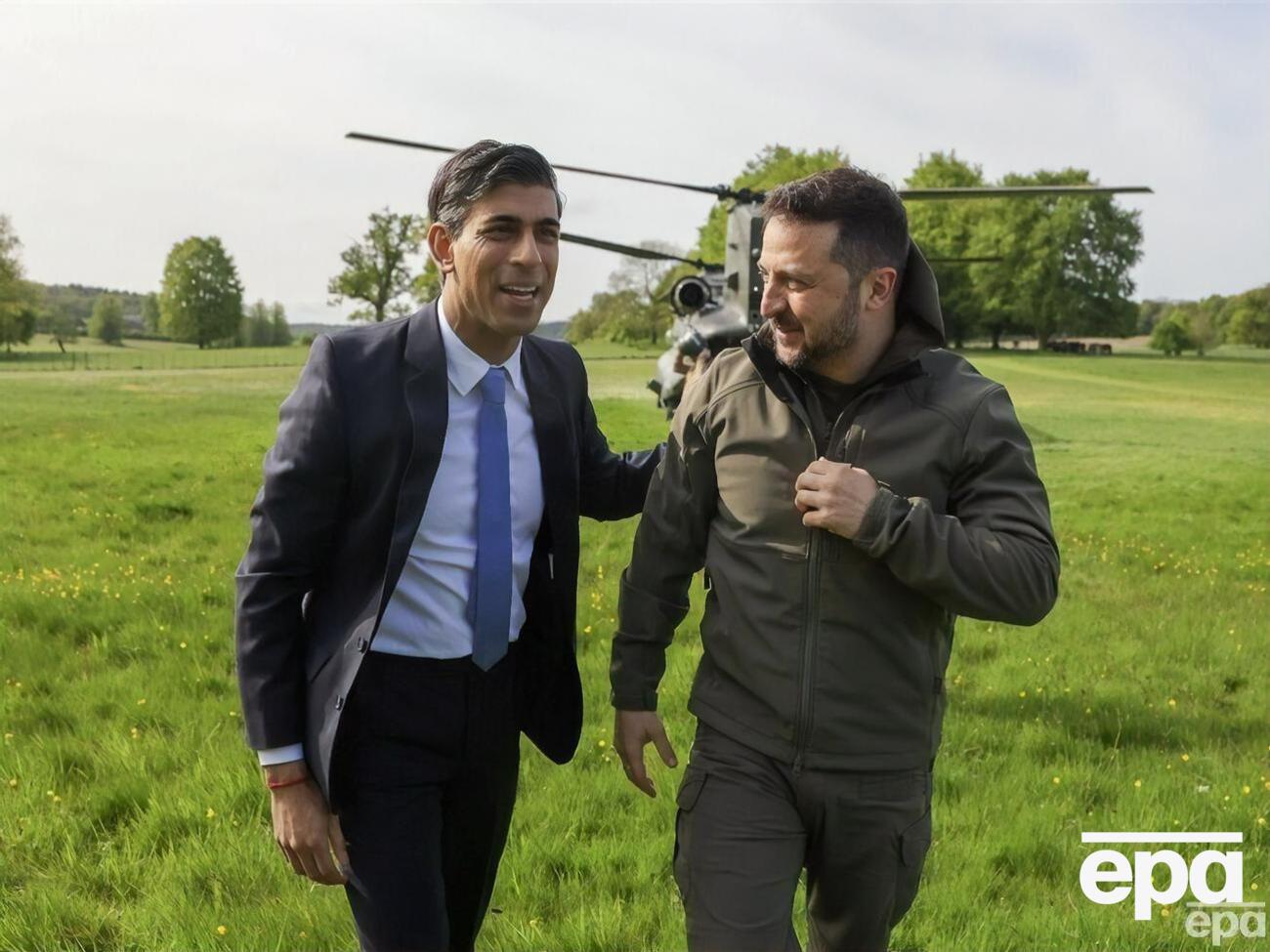 Зеленський і Сунак обговорили передання ЗСУ літаків під час зустрічі 15 травня