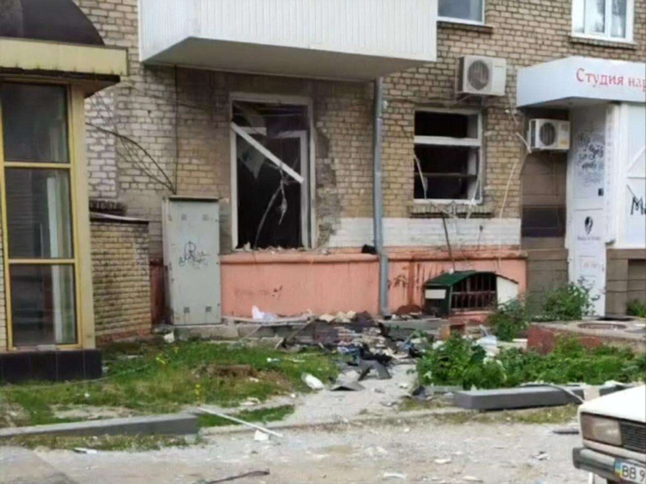 Пропагандисти стверджують, що вибух стався у барбершопі