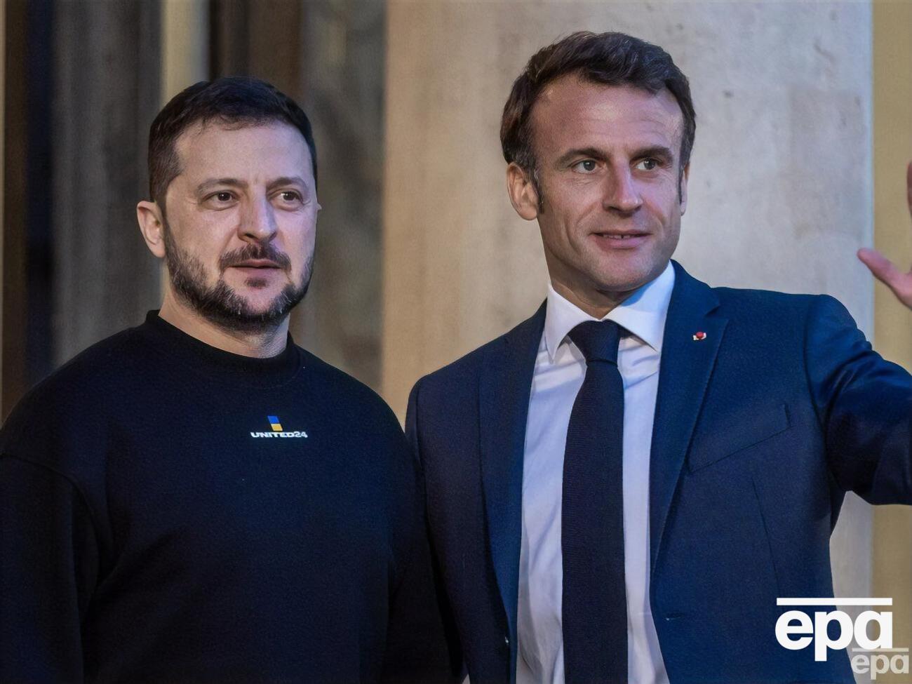 Зеленский встретился с Макроном в Париже&nbsp;ночью 15 мая