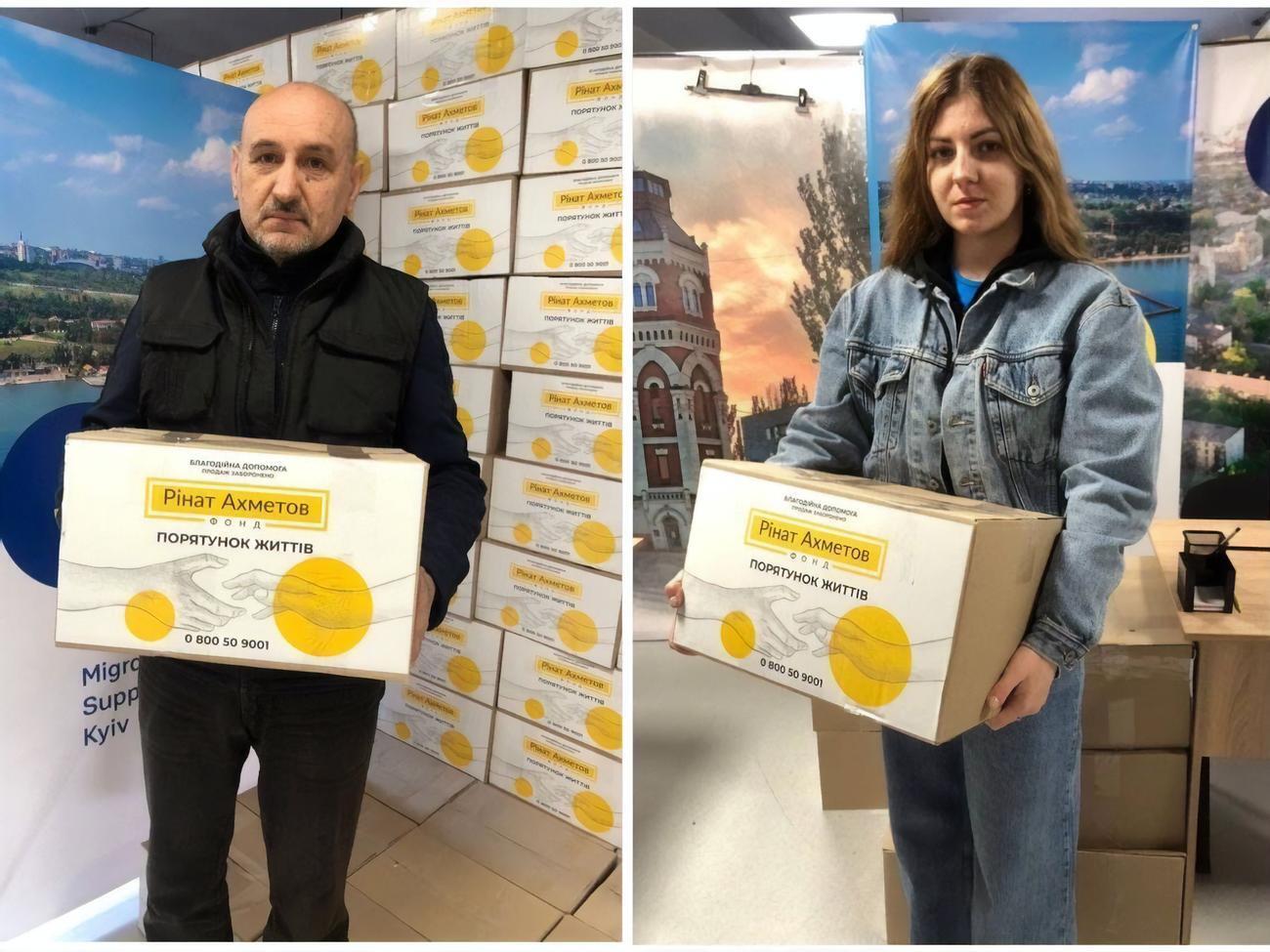 В мае 20 тыс. наборов от Фонда Рината Ахметова поступит мариупольцам в 15 городах