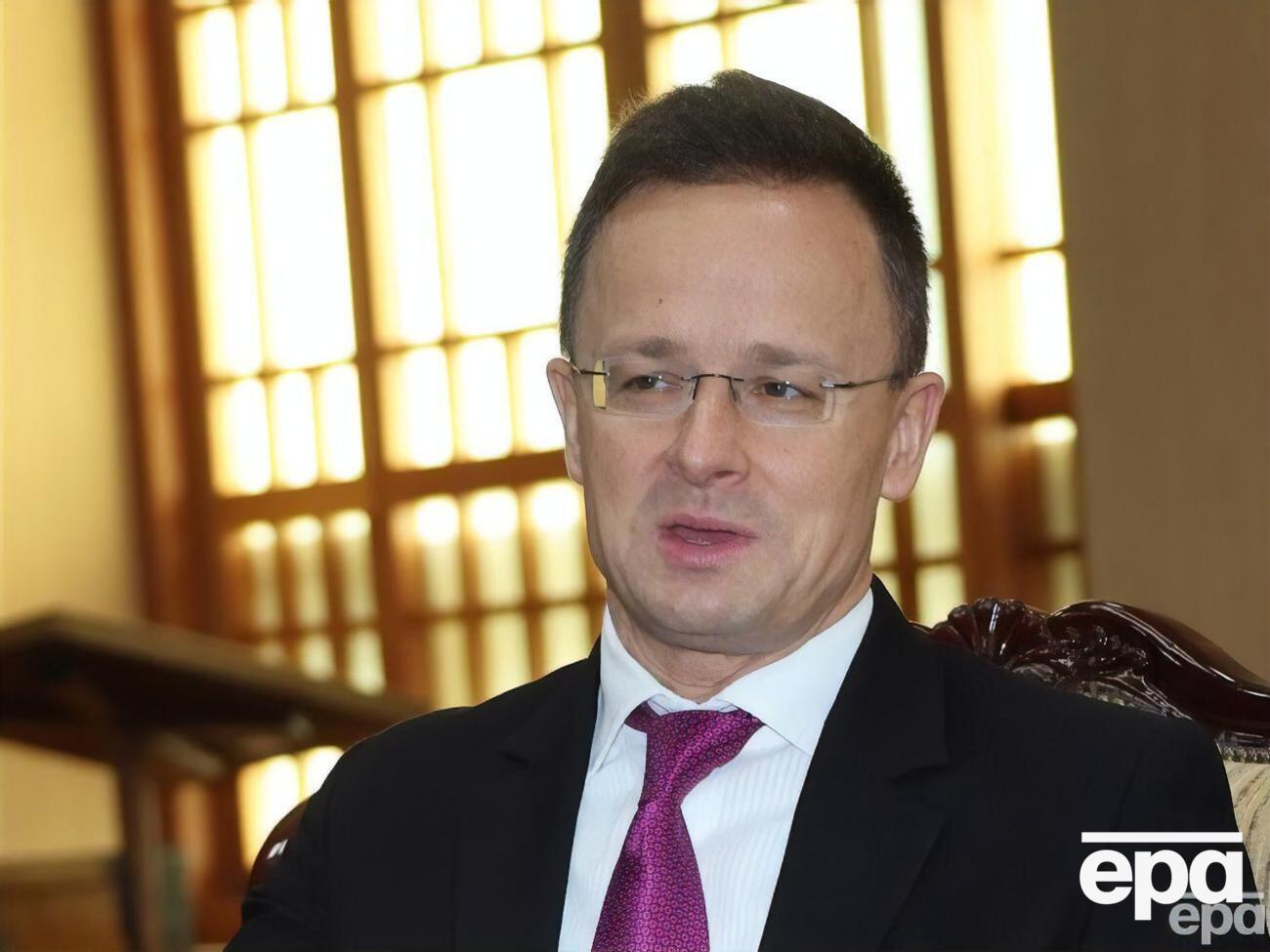Сійярто заявив, що Україна "вороже" ставиться до Угорщини