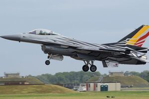 На озброєнні Бельгії є приблизно 50 винищувачів F-16