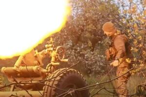 Военные засняли, как атаковали противника под Бахмутом