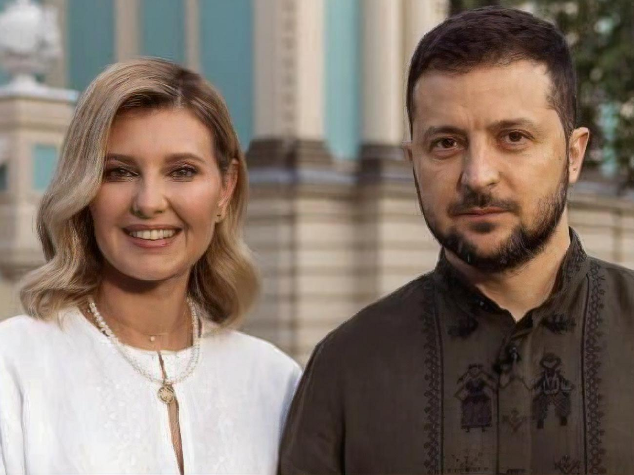 Владимир и Елена Зеленские в День вышиванки надевают традиционную национальную одежду