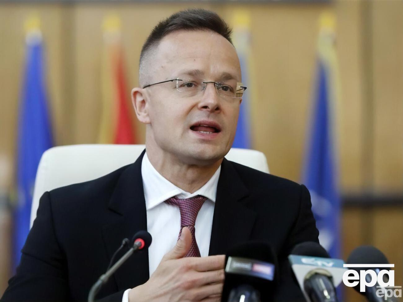 Сийярто считает, что со стороны Украины есть угроза венгерскому суверенитету
