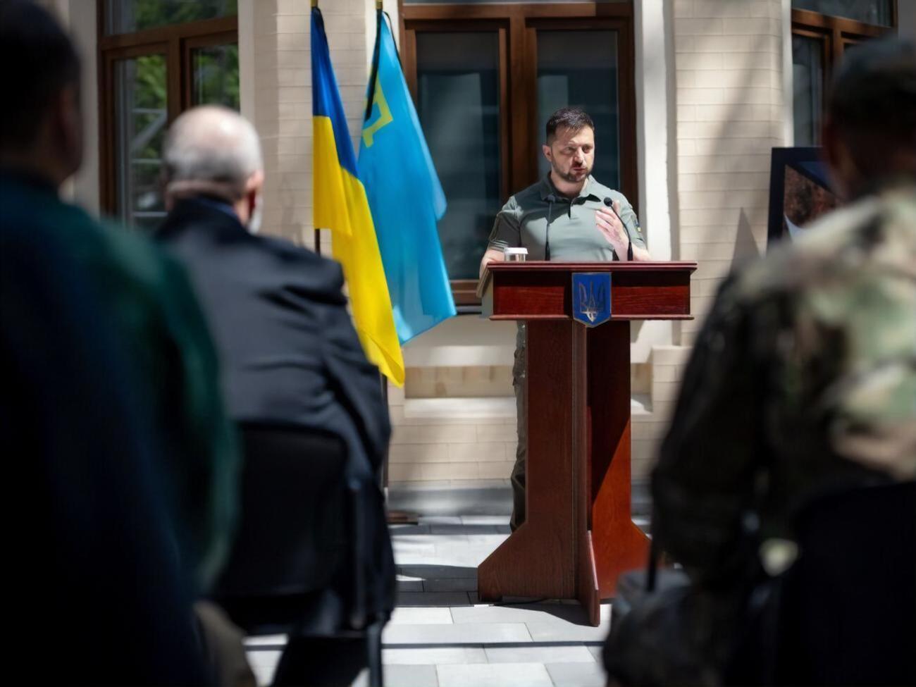 Зеленский: Крымскотатарский народ заслуживает полноценного центрального мемориала, который бы напоминал о преступлении, совершенном против него