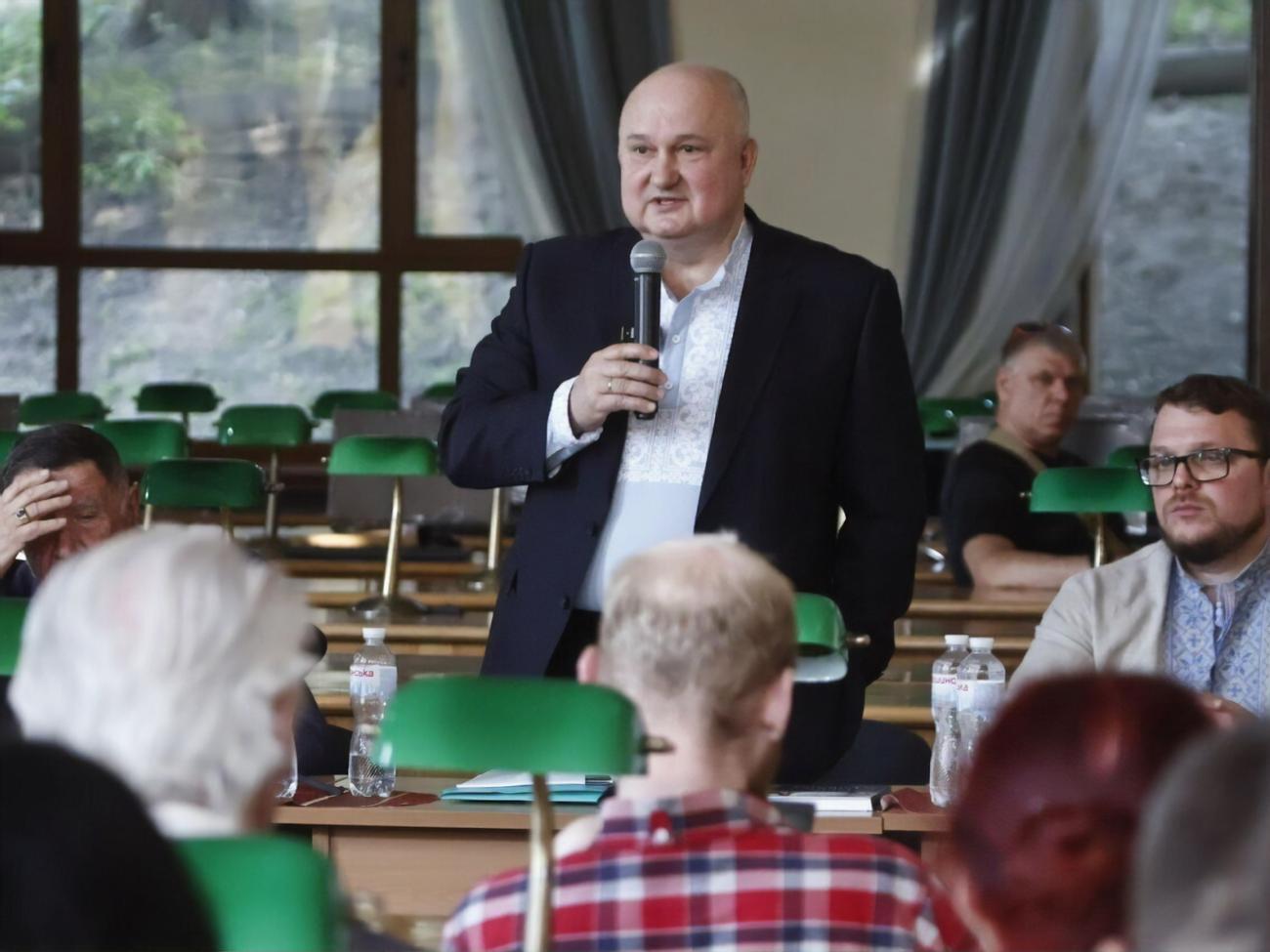 Смешко презентовал свою книгу в Национальной библиотеке имени Ярослава Мудрого