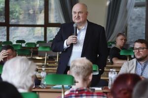 Смешко презентовал свою книгу в Национальной библиотеке имени Ярослава Мудрого