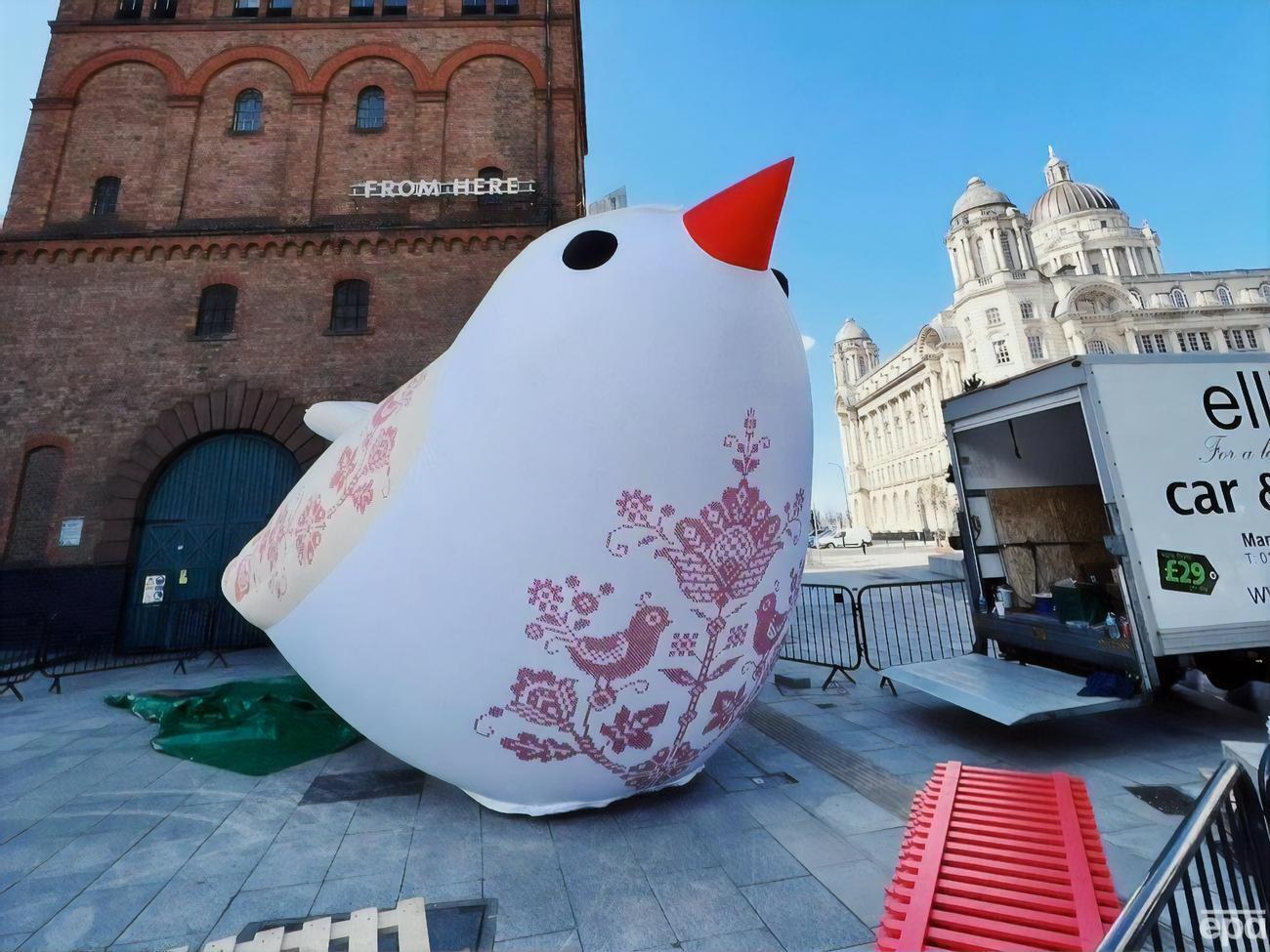 Скульптуры&nbsp;Soloveiko Songbird символизируют Украину