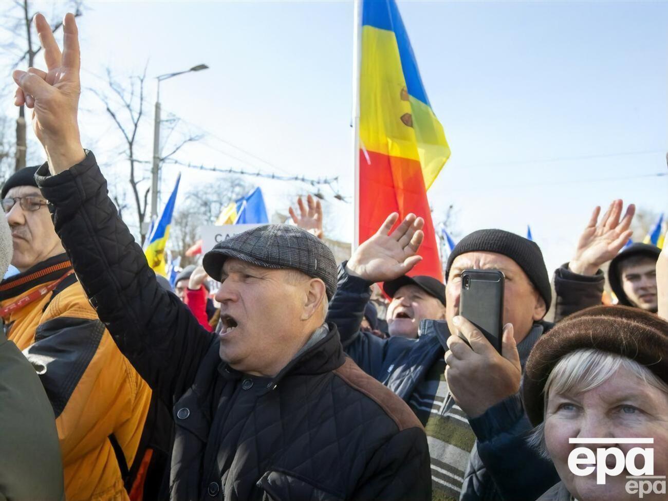 12 марта в Молдове состоялся пророссийский митинг