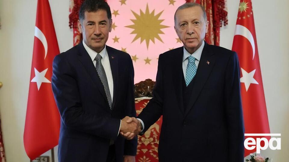 Оган (ліворуч) заявив про підтримку Ердогана у другому турі виборів і закликав своїх виборців голосувати за чинного президента Туреччини