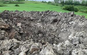 Випущені окупантами ракети С-300 впали в полі в Харківській області