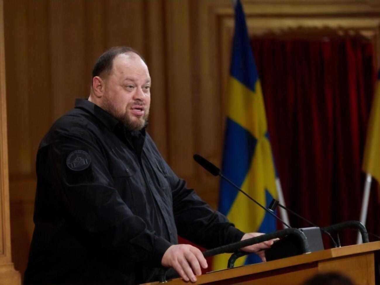 Стефанчук у парламенті Швеції закликав сприяти збільшенню постачання озброєння для України