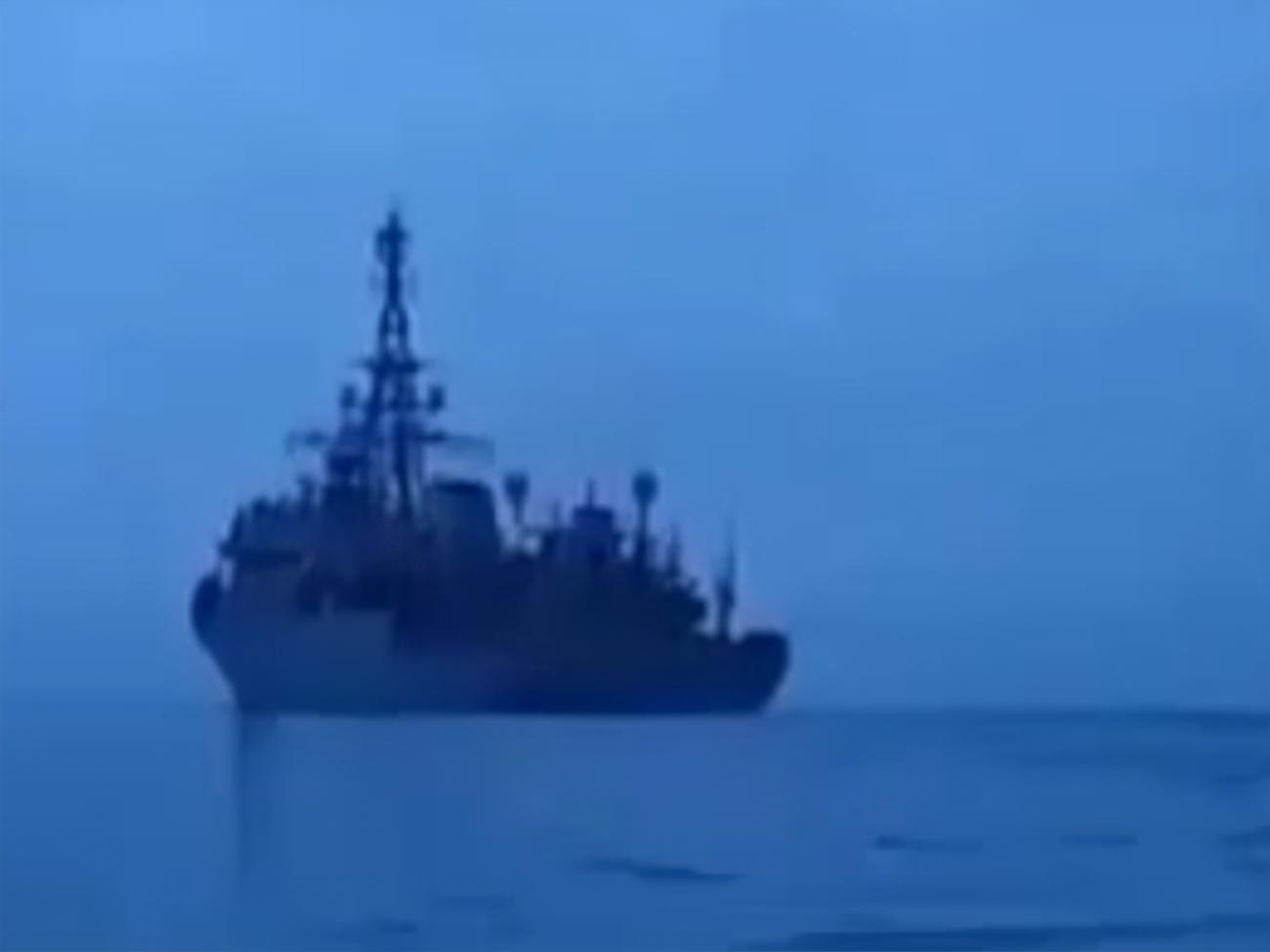 Минобороны Украины обнародовало видео атаки на "Иван Хурс" и подтвердило, что морской дрон был украинским