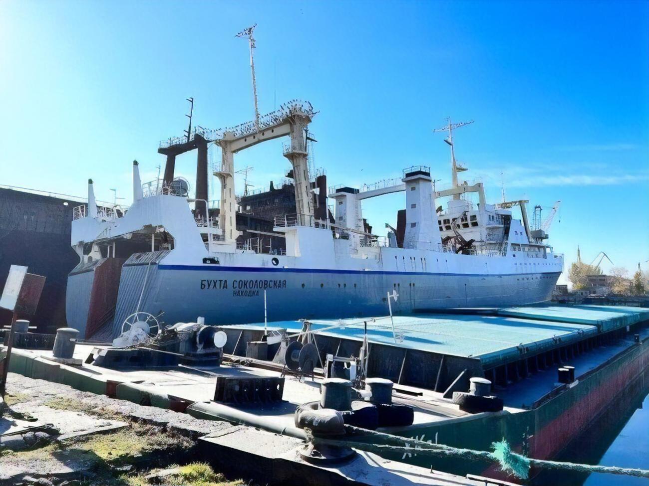 Траулер проходив модернізацію на суднобудівному заводі в Миколаєві