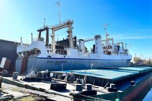 Траулер проходил модернизацию на судостроительном заводе в Николаеве