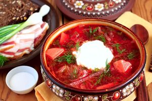 Борщ – традиционное блюдо украинской кухни