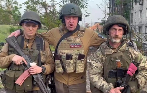 Пригожин відрекомендував двох своїх найманців, яких залишив на допомогу регулярній російській армії в Бахмуті