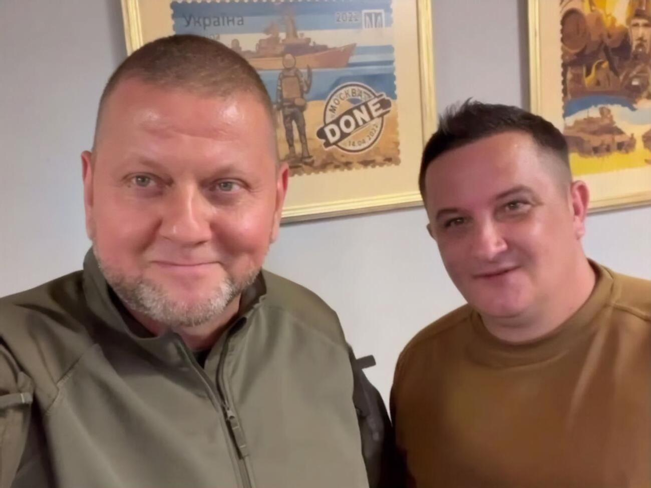 Штефан опублікував відео із Залужним