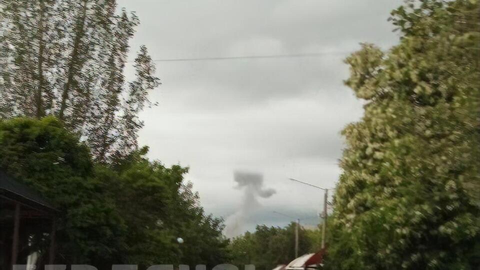 У Бердянську приліт, імовірно, по території заводу "Азовкабель"