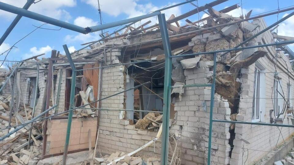 В Синельниковском районе Днепропетровской области – разрушения и погибший в результате обстрела оккупантов