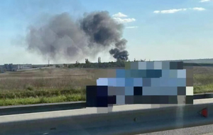 Імовірно, у районі тимчасово окупованого Сімферополя стався вибух на базі російських прикордонників