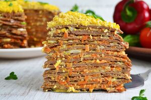 К начинке можно добавить, кроме моркови и лука, плавленый сыр и грибы