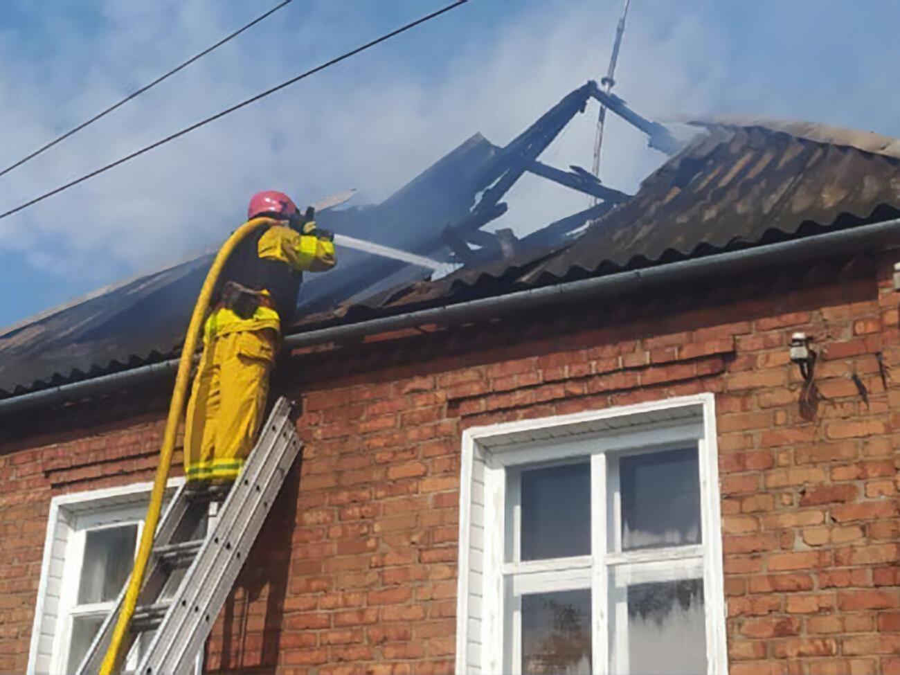 В Чугуевском районе области горело жилье